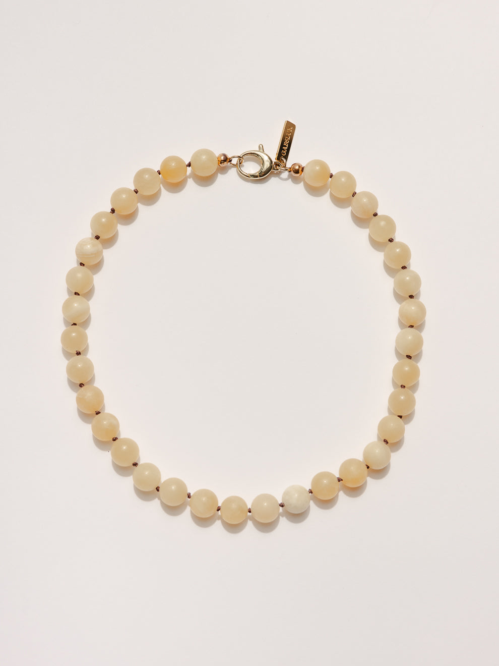 Yellow Jade Necklace