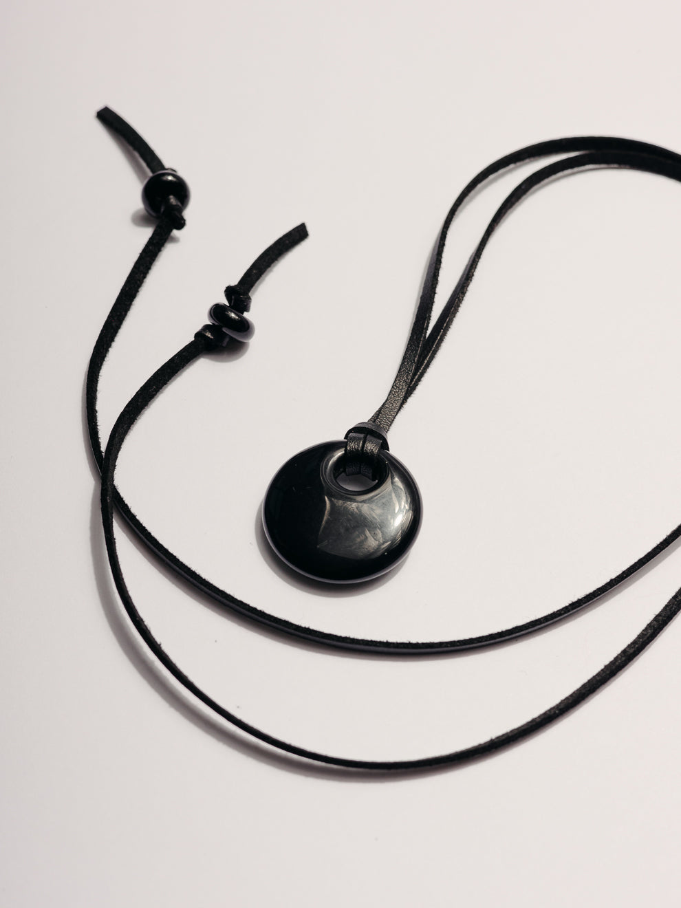 Black Leather Cord Pendant-thumbmail-3