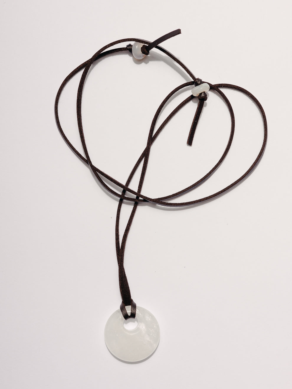 Quartz Leather Cord Pendant-thumbmail-3