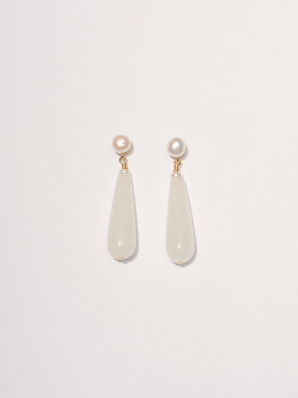 Quartz Drop Earrings