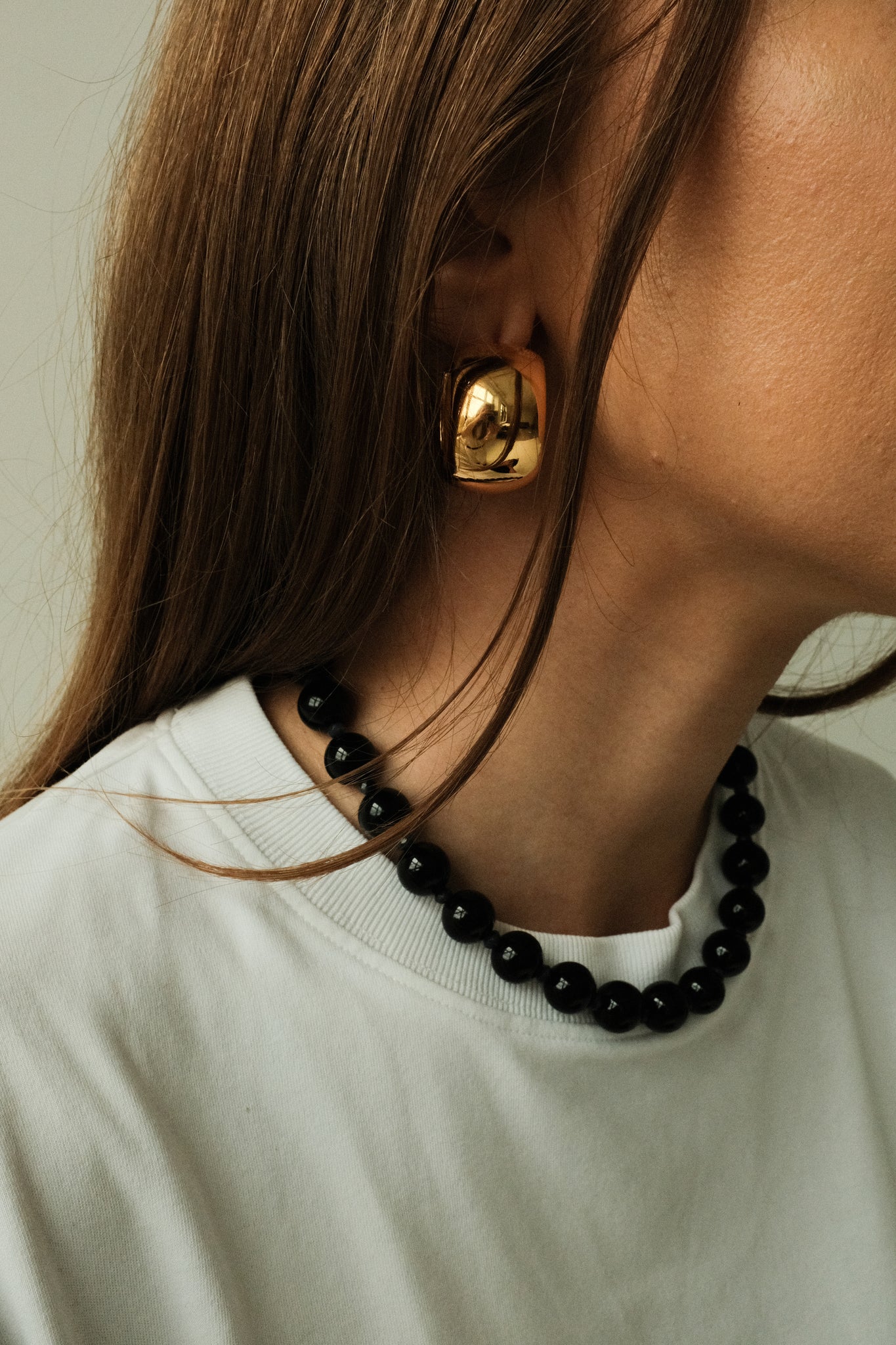 GOLD DAPHNE HOOPS