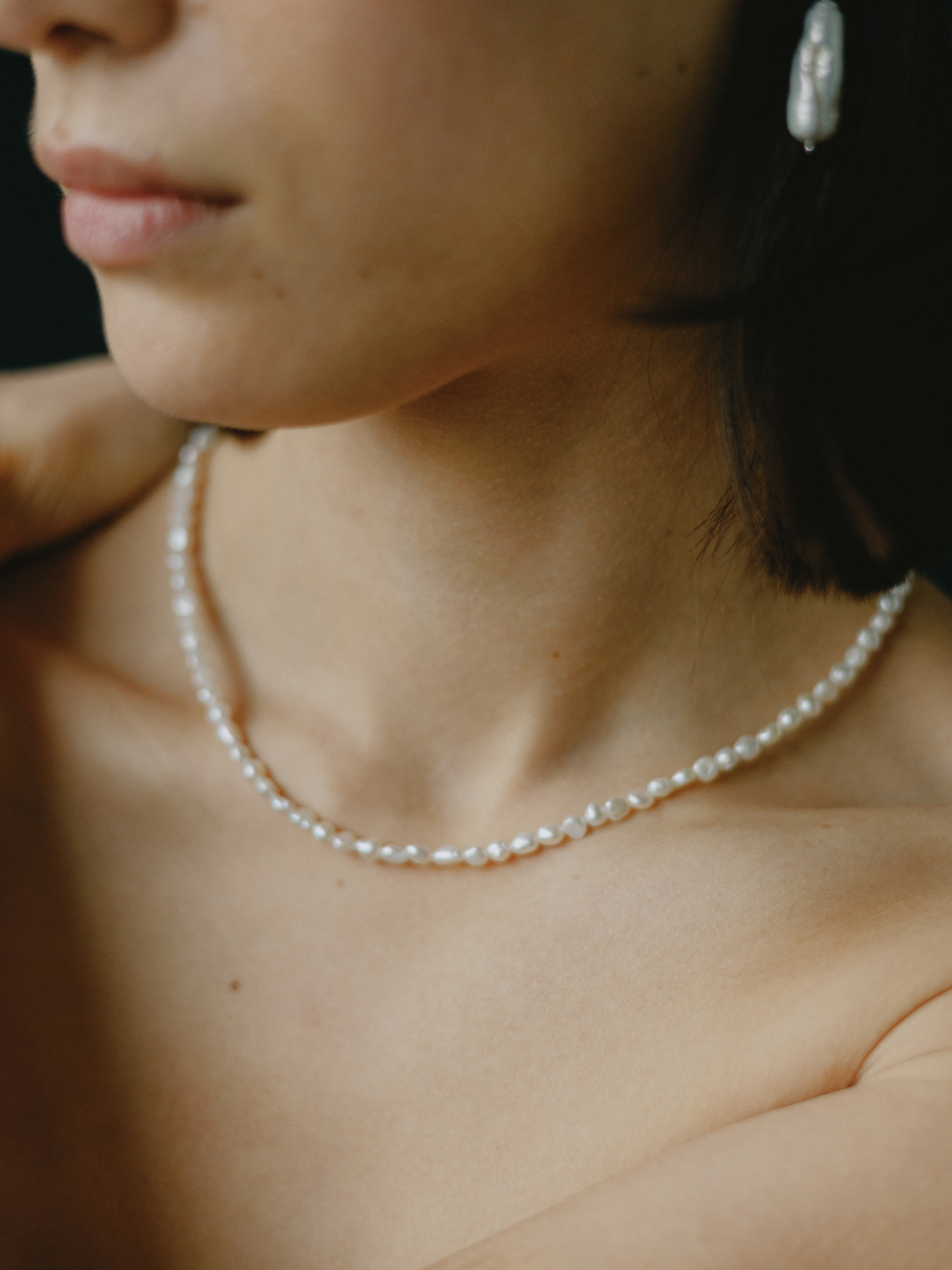 Dainty Pearl Necklace