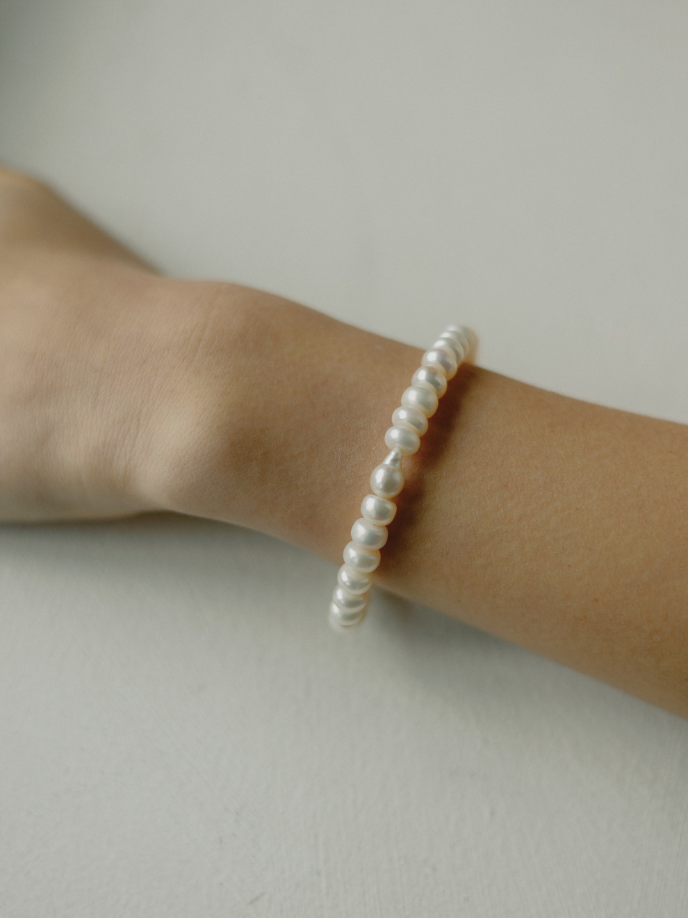 Rondelle Pearl Bracelet