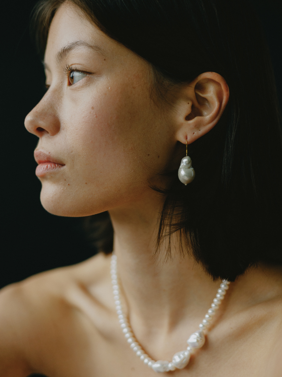 Irregular Baroque Earrings